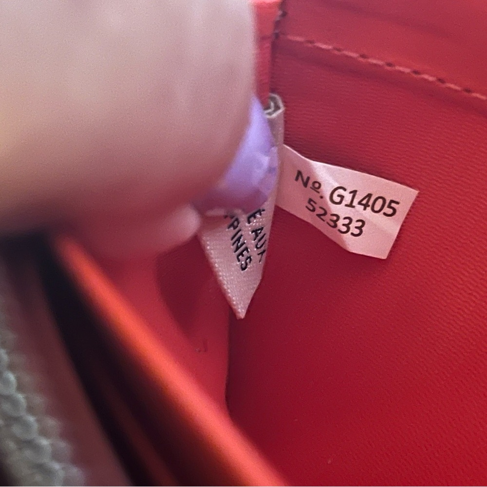 Coach Long Zippered Wallet, salmon red/orange, silver hardware - Picture 9 of 9